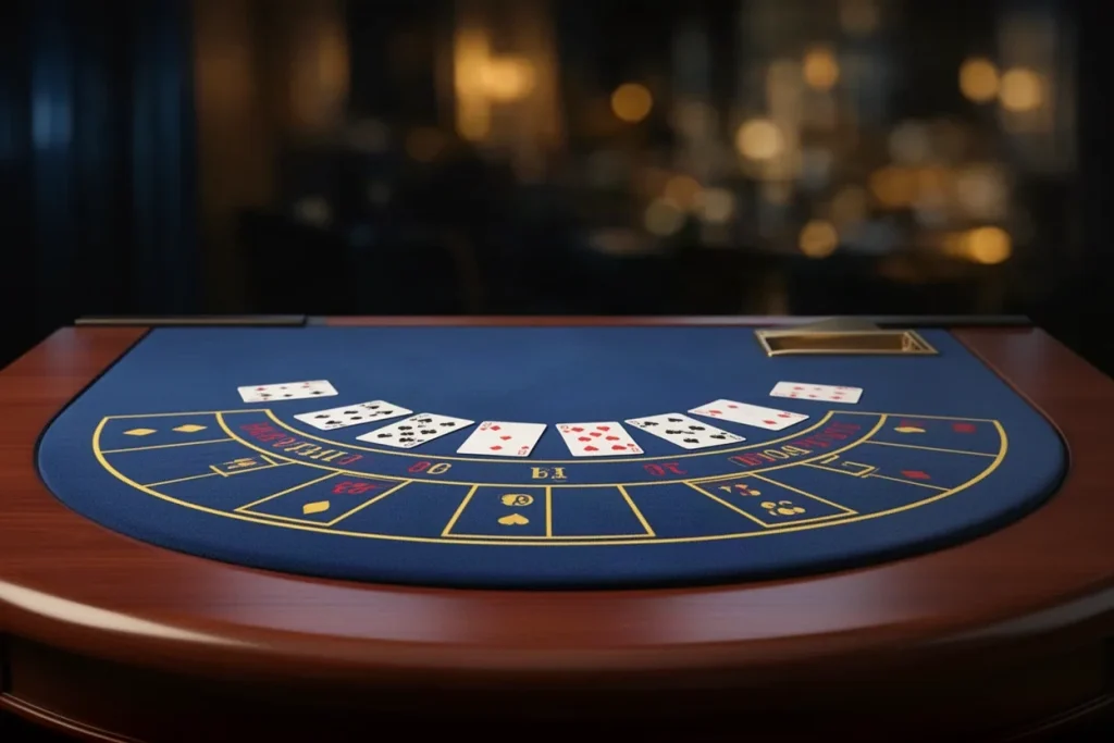 Ảnh minh hoạ thảm chia bài cho mục luật chơi casino F8BET