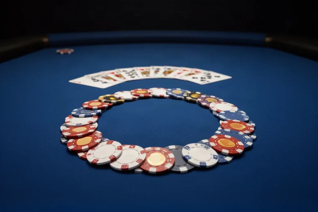 Ảnh minh hoạ vòng chip chia lượt cho mục luật chơi game bài F8BET
