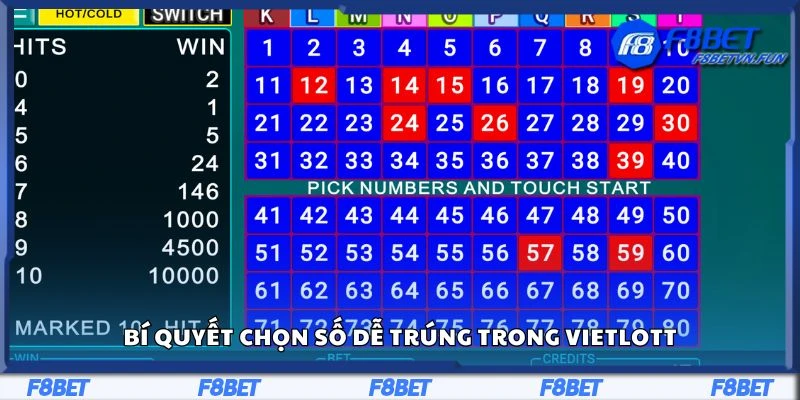 Bí quyết chọn số dễ trúng trong Vietlott