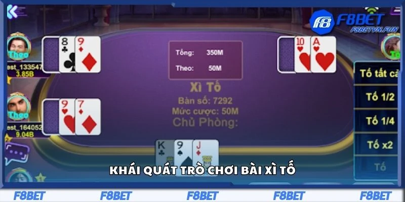 Khái quát trò chơi bài xì tố