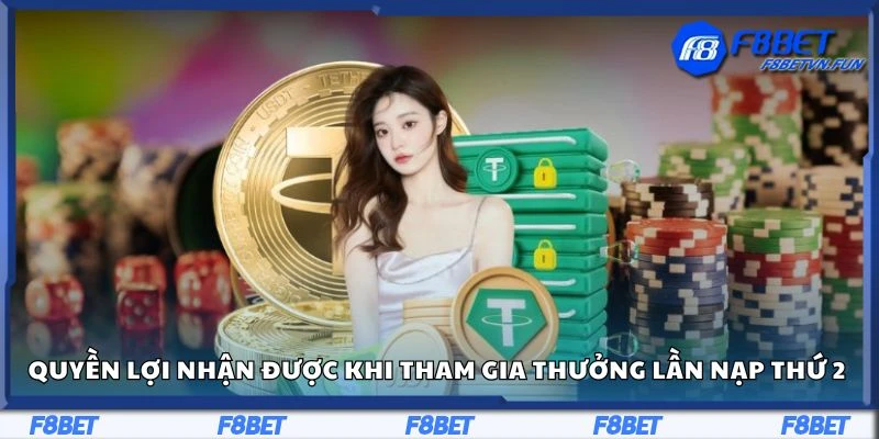 Quyền lợi nhận được khi tham gia thưởng lần nạp thứ 2