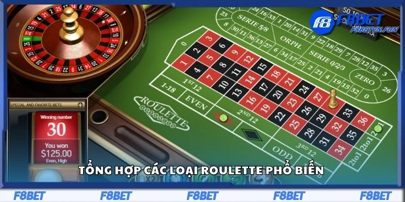 Tổng hợp các loại roulette phổ biến 