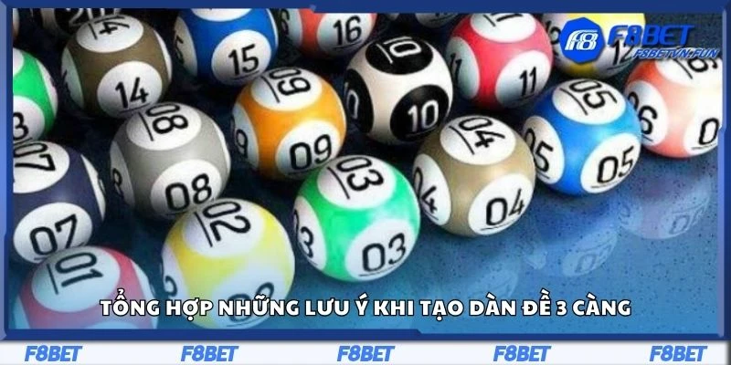 Tổng hợp những lưu ý khi tạo dàn đề 3 càng